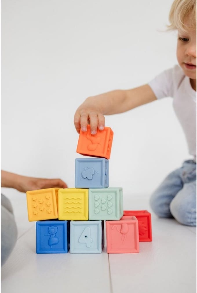 Simply PVC bouwblokken set - kleurrijk speelgoed voor kinderen.