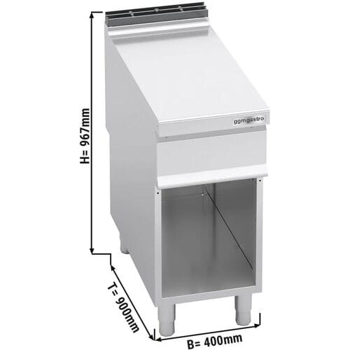 GGM Gastro Neutralelement - 400mm Zilver
