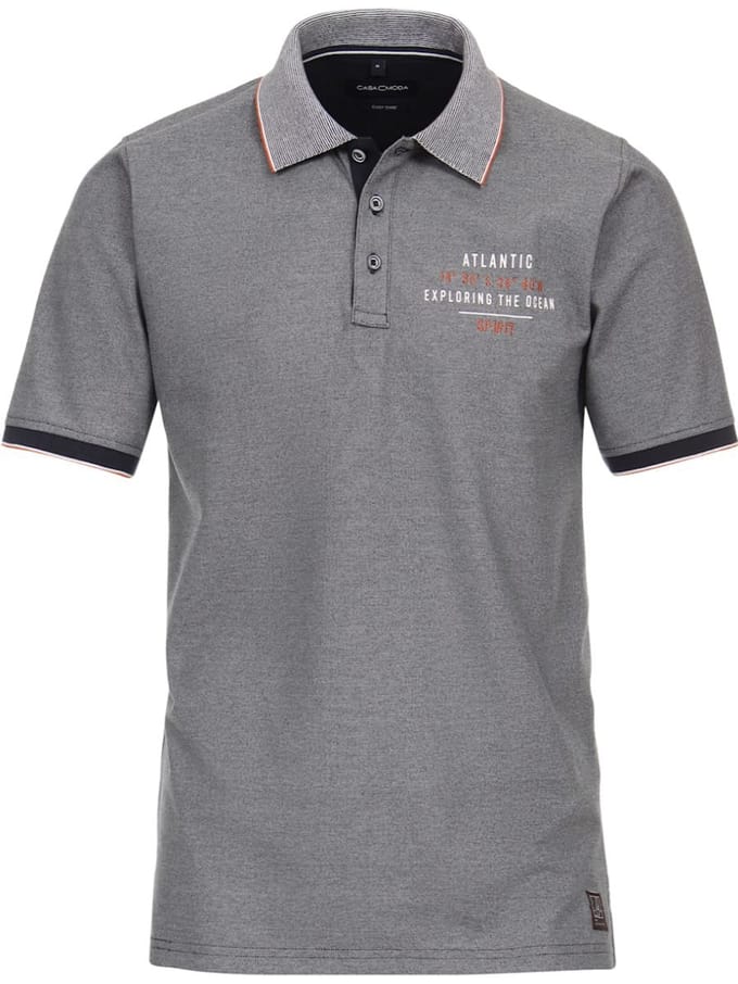 Casa Moda Atlantic Ocean Spirit Poloshirt 944188200-105 - M