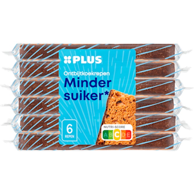 Ontbijtkoekrepen Minder suiker 6 pack