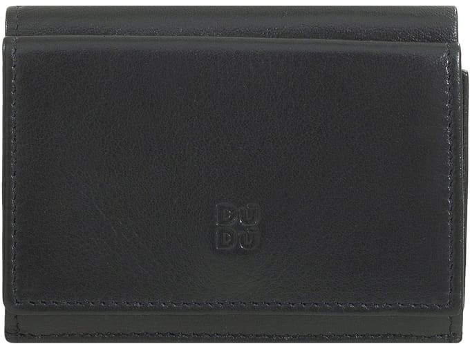 DuDu Honduras Portemonnee Leder 10 cm - Jongens - Horizontaal - black pop
