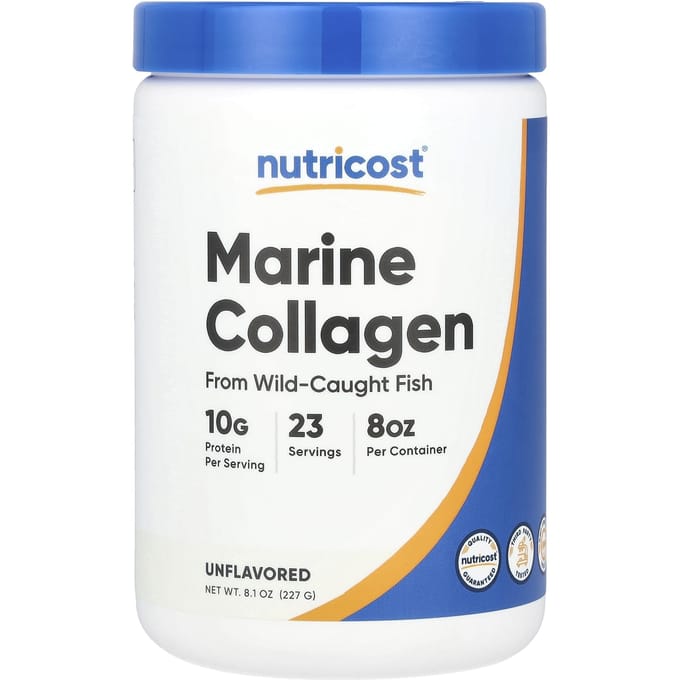 Nutricost, Collagène marin, sans saveur, 230 g (227g)