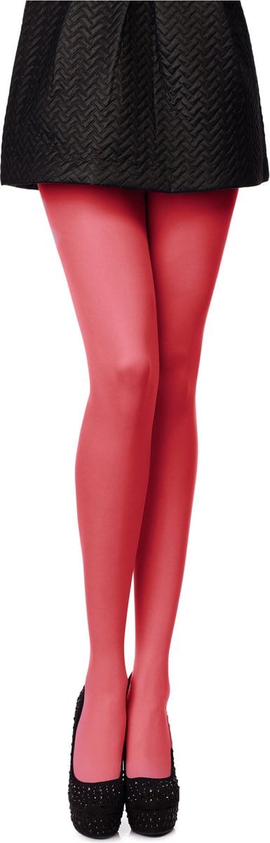 Antie AN-122 Dames Panty - 60 DEN -Microvezel - Polyamide - Koraalrood - S