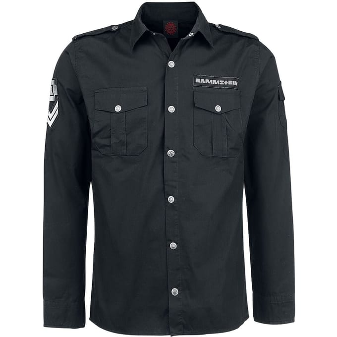 Rammstein Longsleeve - M tot 3XL - voor Mannen - zwart