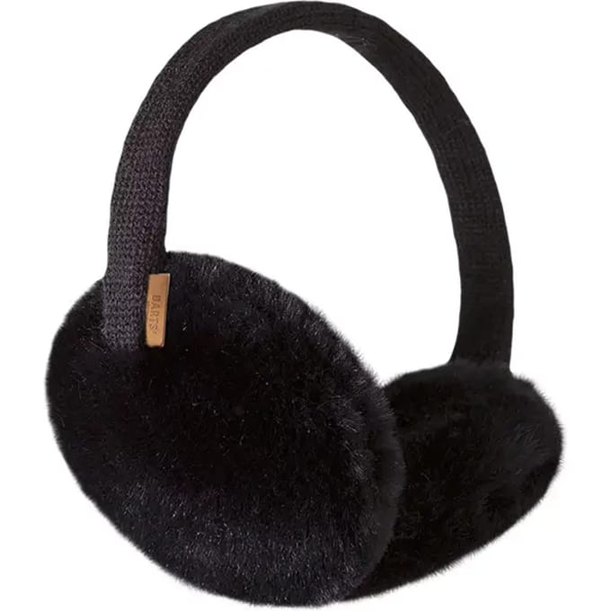 Barts Plush Earmuffs Oorwarmers Dames - One size - Zwart