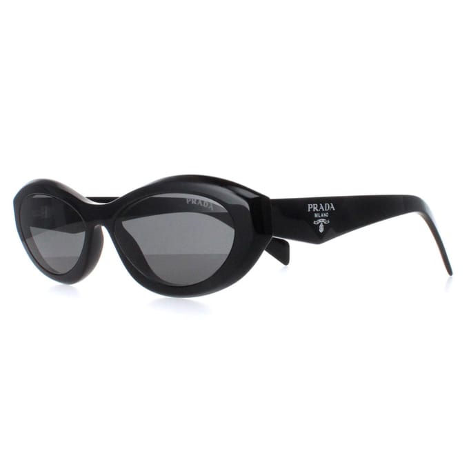 Lunettes de soleil Prada PR26ZS œil de chat noires noir