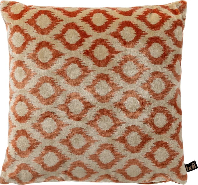 LEONARDO | sierkussen 45x45 cm | Potters Clay | oranje | multicolor | Hoii | met duurzame kussenvulling