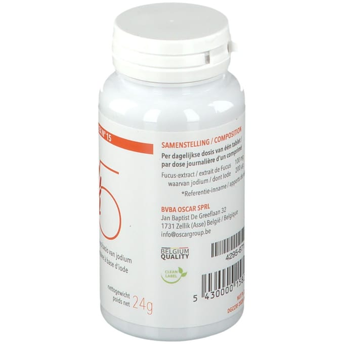 CC Complex N°15 Jodium Clean Label 120 Capsules