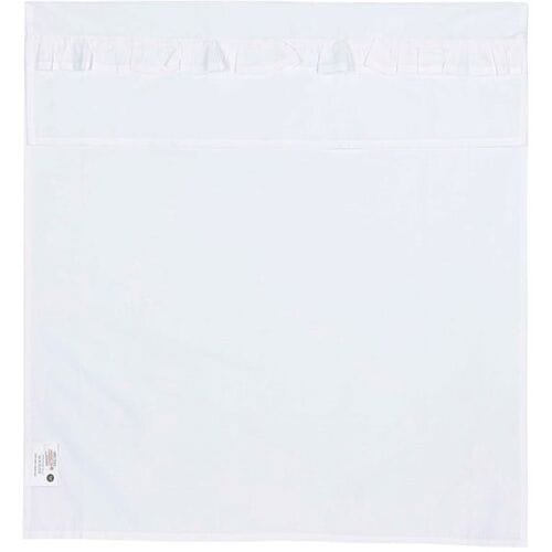 Meyco Baby Ruffle ledikant laken - white - 100x150cm - 0.3 TOG