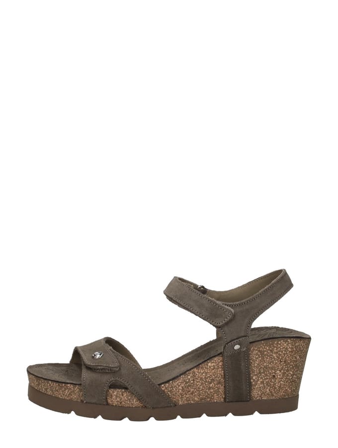 Panama Jack Julia B73 Velour - Damesschoenen sandalen - Steen