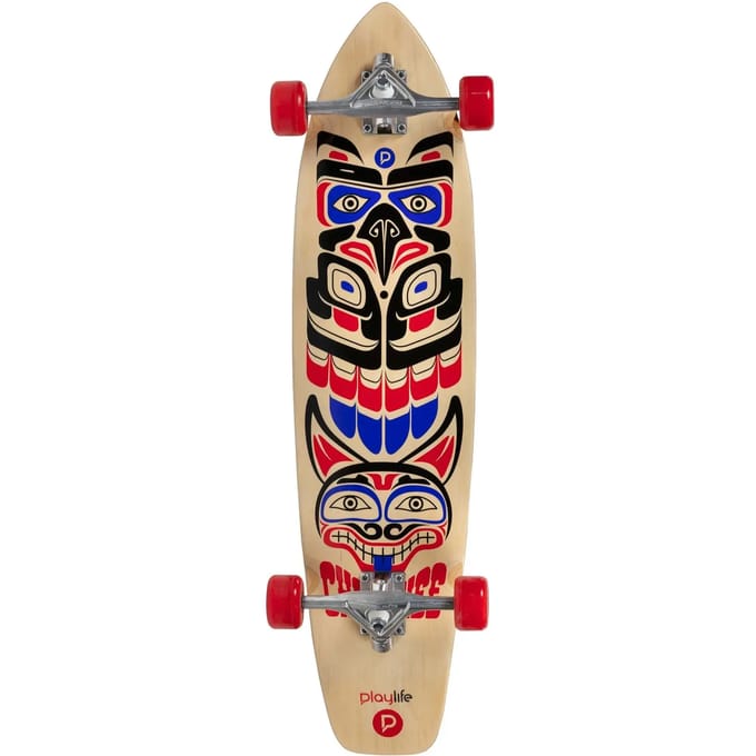 Powerslide SkateboardVolwassenen - bruin/rood/zwart/blauw