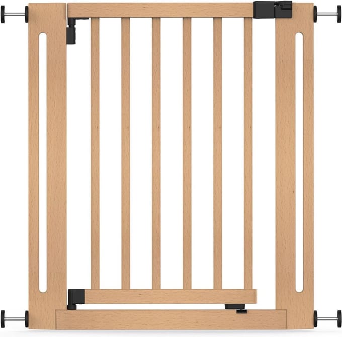 Safetots Klemhek Elegantie, 71cm - 79cm, Naturel, Hout, Traphekje