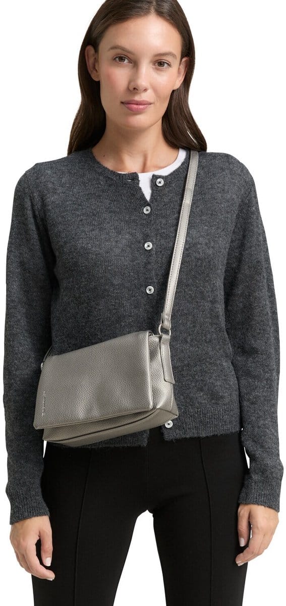 Tom Tailor - TTLISSI S schoudertas met klep - Maat ONESIZE - metallic grey