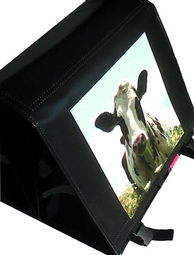 Du Baj large LUXE - Dubbele Fietstas - 45 l - Photo Cow