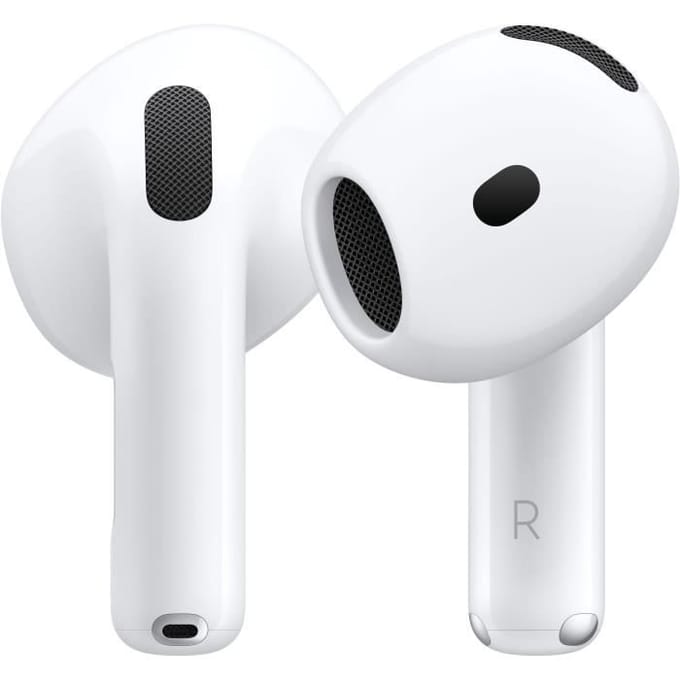 Apple AirPods 4 - Draadloze Oordopjes - Bluetooth 5.3 - USB-C Oplaadcase - Spatial Audio - Wit