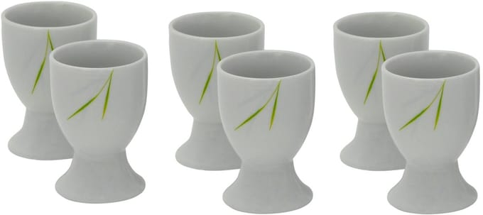 Set van 6 eierdopjes Aviva 4,6cm