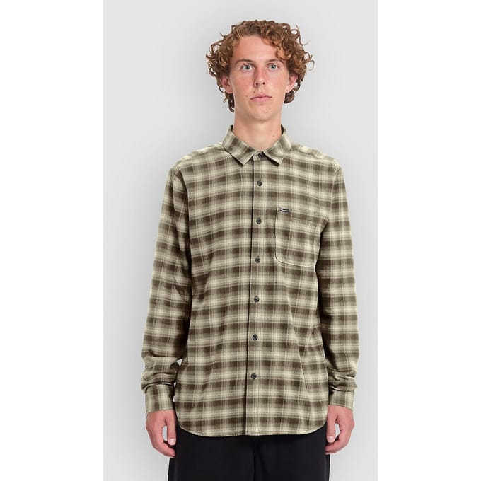 Volcom Caden Solid Shirt bruin
