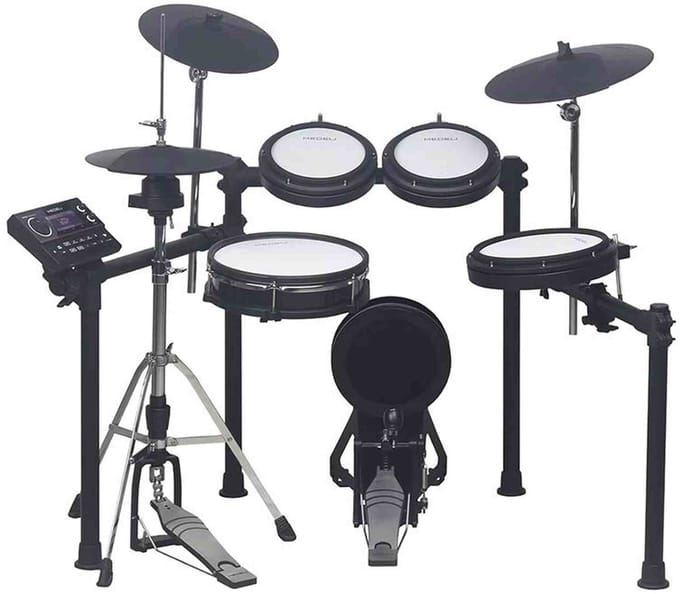 Medeli MZ538 Elektronisch Drumstel met Grote Mesh Pads, Bluetooth Audio, USB-MIDI en 31 Drumkits