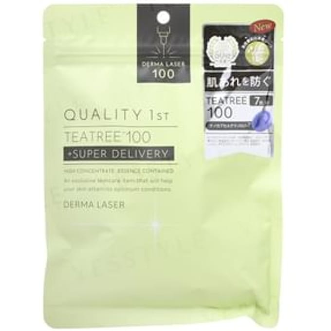 Quality First - Derma Laser Super Teatree 100 Sheet Mask 7 pcs