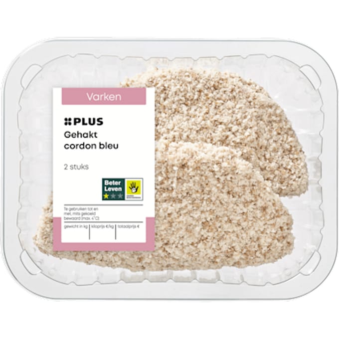 Gehakt cordon bleu 2 stuks