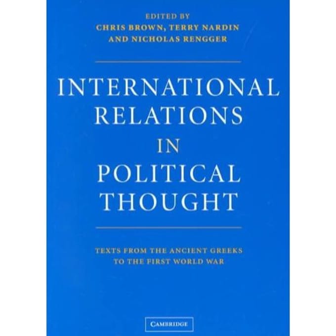 International Relations In Political Thought - Chris Brown