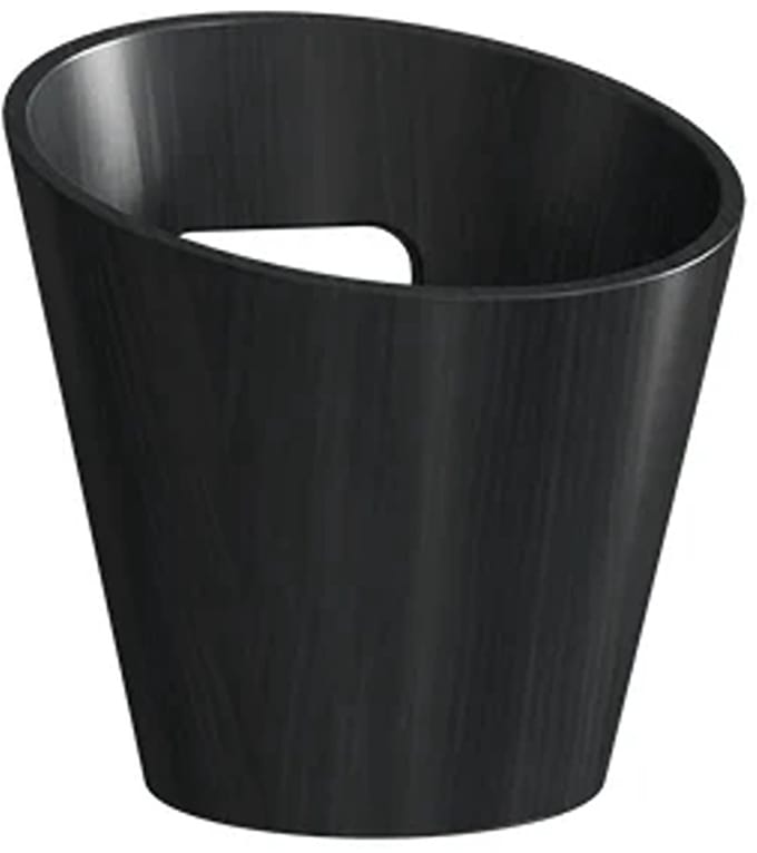 Kanto zwart houten sauna emmer 4L