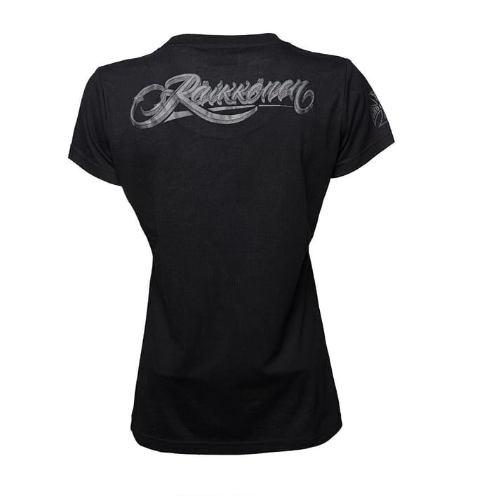 WCC- West Coast Choppers -damesshirt met Kimi Raikkönen-scriptlogo, zwart