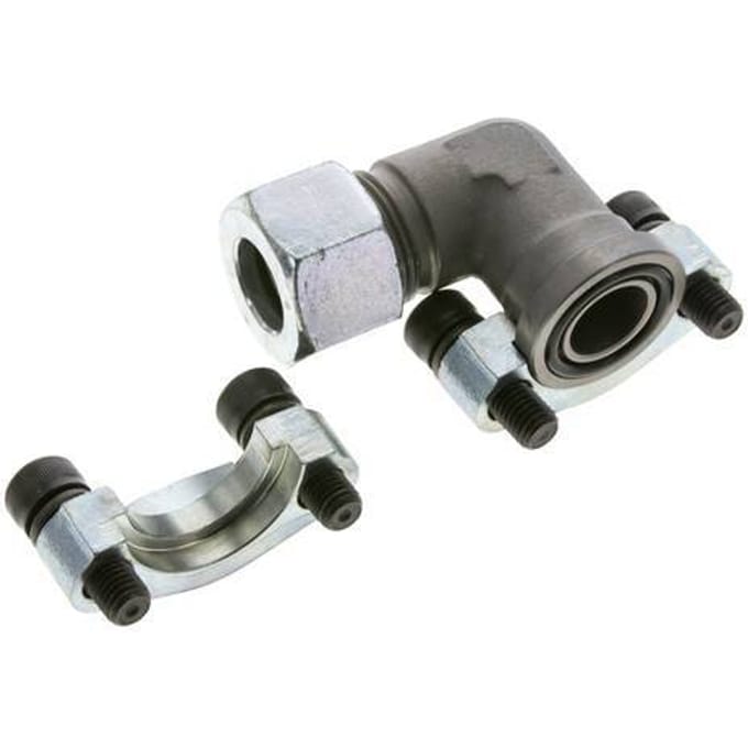 3/4'' SAE L-Flens 3000 psi Staal met 20S (M30x2) ISO 6162-1