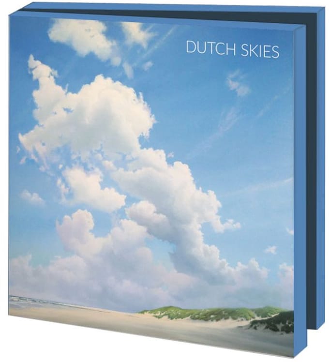 Kaartenmapje met env, vierkant:Dutch skies