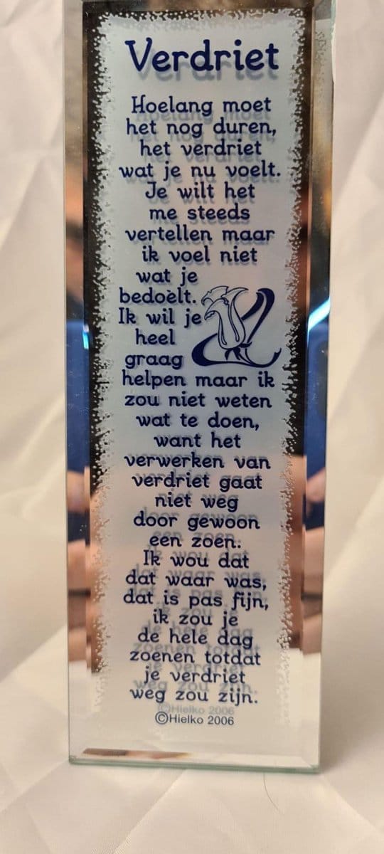 Gedicht spiegel - Verdriet