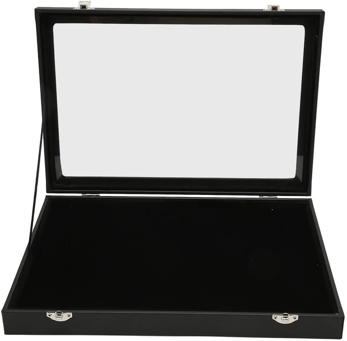 Dailygoods- Medaillehouder Grote Capaciteit - Display Box - Transparante Doos - Medaille Rek - Stofdicht - Elegant Design - Displaybox