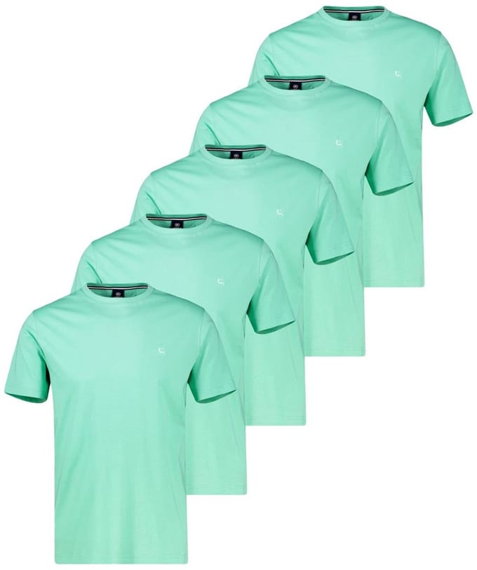 LERROS Heren t-shirt 5 pack Basic