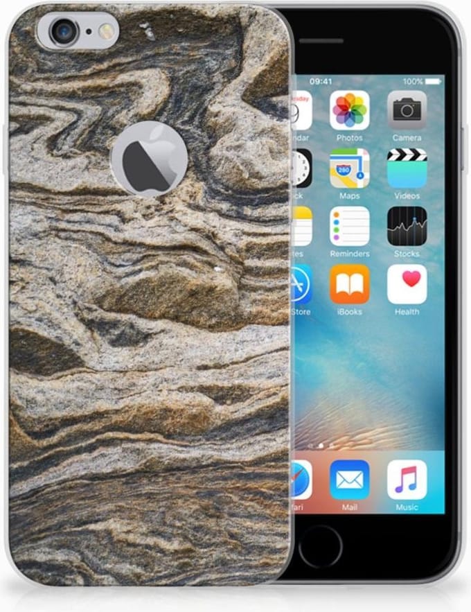Apple iPhone 6 Plus | 6s Plus TPU Siliconen Hoesje Steen