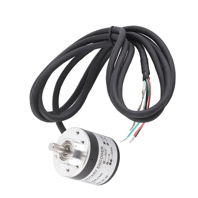 600PR Magneto-elektrische Incrementele Rotatie-encoder 5V?24V AB 2?Fasen As 6mm