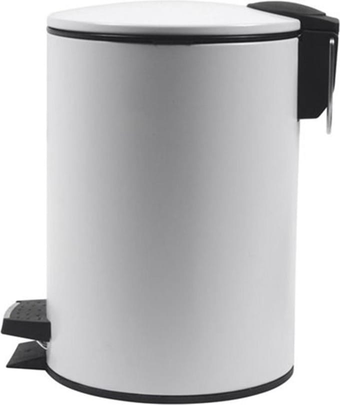 Lisomme Megan prullenbak wit - 3 liter