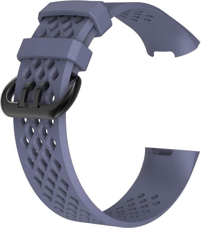 watchbands-shop.nl Siliconen bandje - Fitbit Charge 3 - Lila - Small