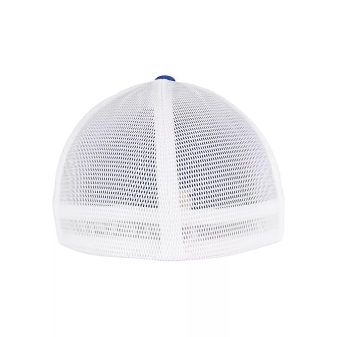Flexfit 360 Tweekleurige Omnimesh Baseballpet (Koningsblauw/Wit)