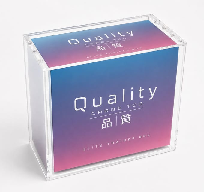 Acrylic Premium Magnetic Acryl Case voor Elite Trainer Box – TCG | Quality Cards TCG