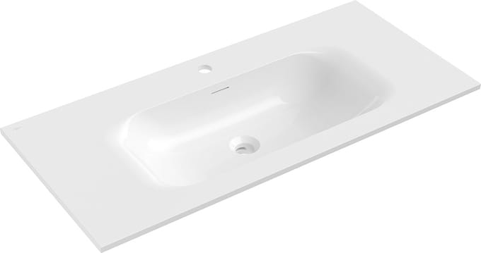 Mexen Vela ingebouwde wastafel 101 x 46,5 cm, wit glanzend - 25231000