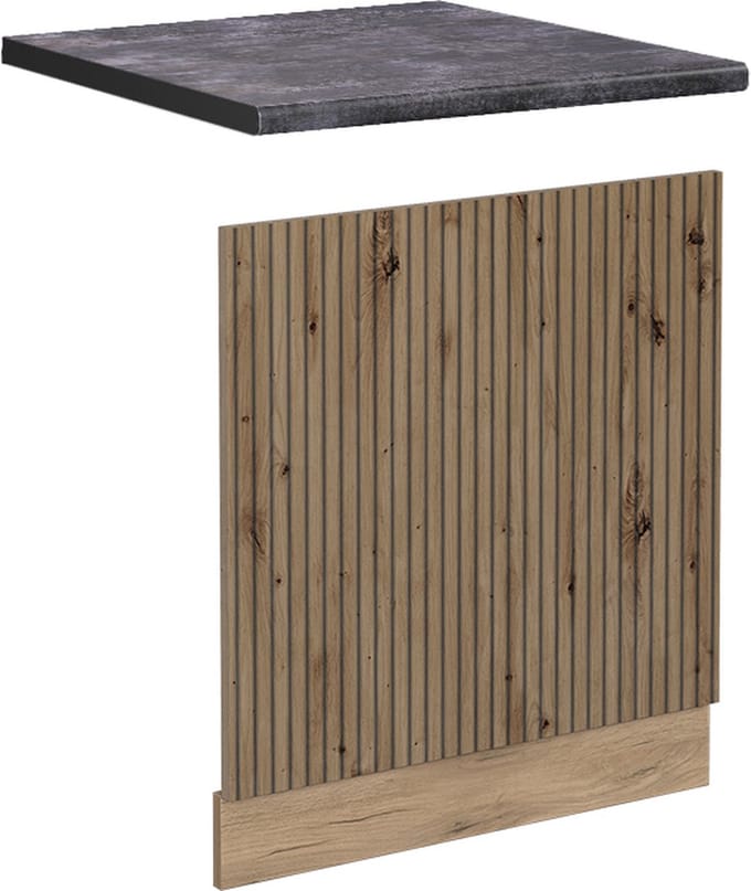 Vicco R-Line Frontpaneel – 60 cm, WB Antraciet Artisanaal eiken