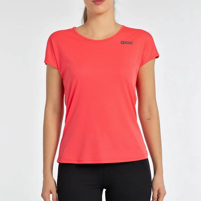 +8000 Valiria T-shirt Met Korte Mouwen Rood,Oranje L Vrouw