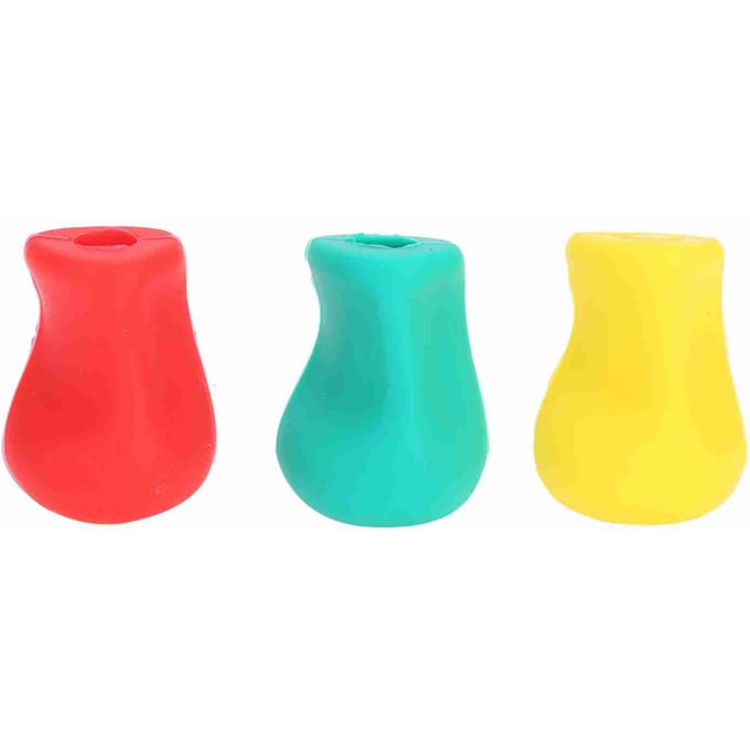 10 stuks Siliconen Potlood Schrijfhouder Ergonomisch Pen Schrijfhulpmiddel voor Kinderen Studenten blue