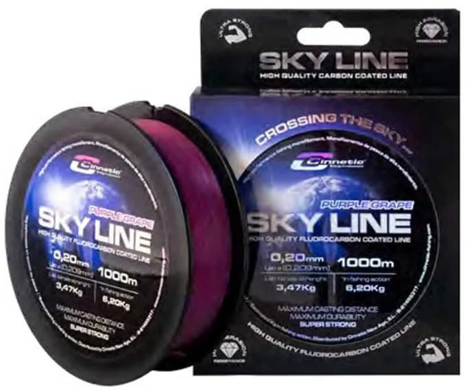 Cinnetic Sky Line 1000 M Monofilament Paars 0.280 mm