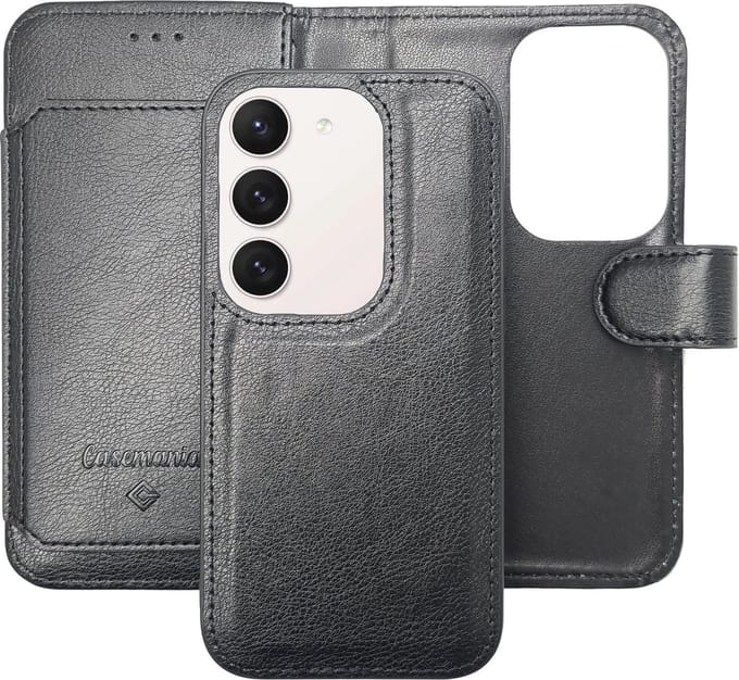 Cityhoesje –Bookcase 2in1 Geschikt voor–Samsung–Galaxy A55–Zwart