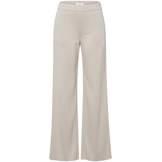 Jersey broek pasvorm Cornelia Van Peter Hahn beige