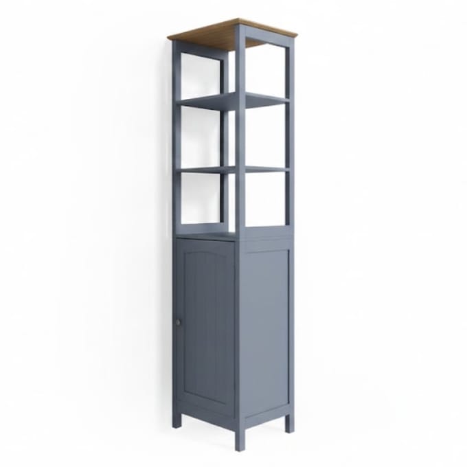 Vicco Bianco Badkamerkast – 40 x 160 cm Grijs