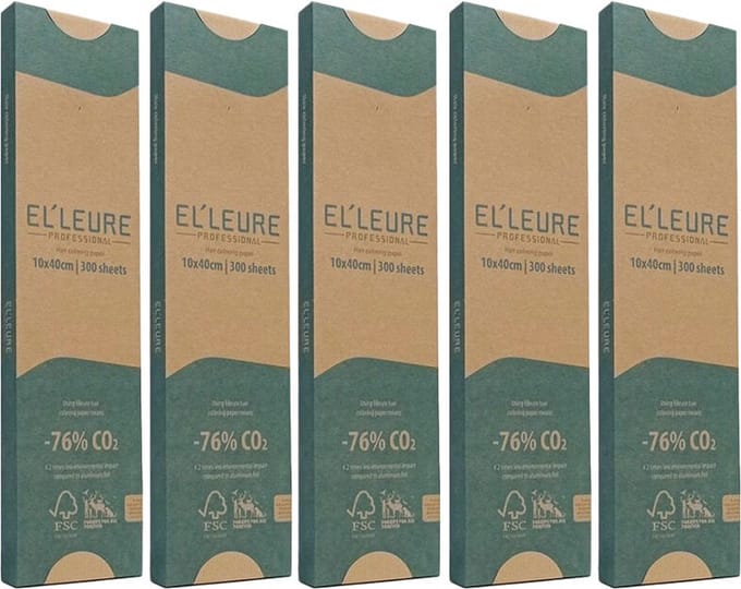 5x Elleure Hair coloring paper 300st 10x40cm