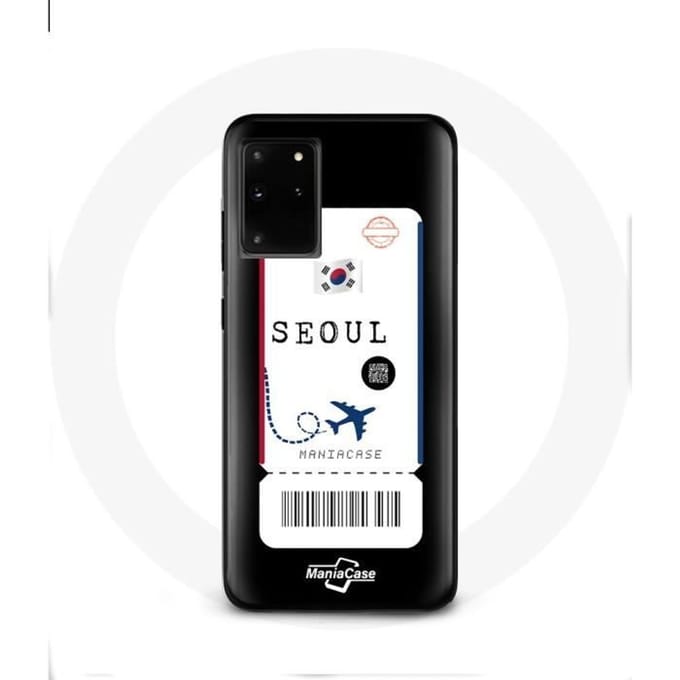 Coque pour Samsung Galaxy S11 Plus Billet d'avion Seoul Corée du Sud