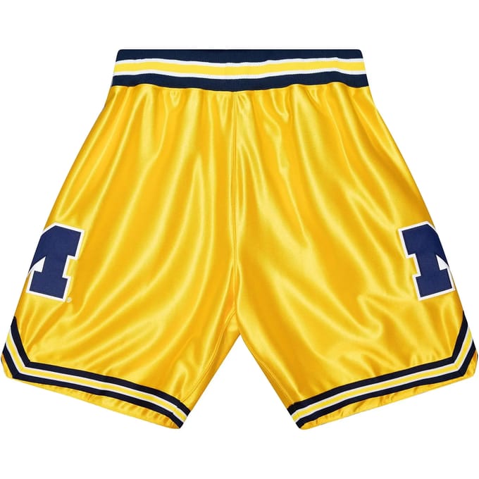 Shorts Michigan Wolverines NCAA Maize 1991