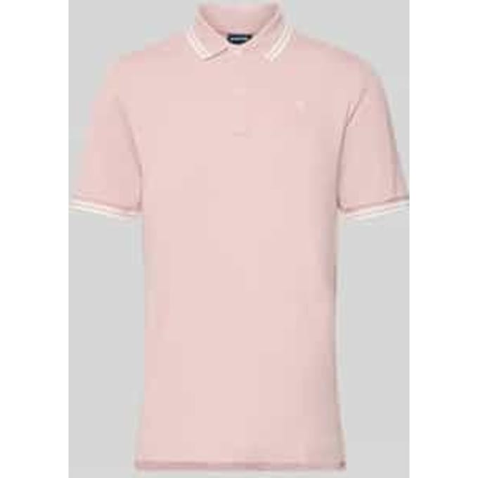Slim fit poloshirt met gestikt logo model 'Dunda'